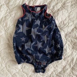 Old Navy Red, White and Blue bubble 1 piece